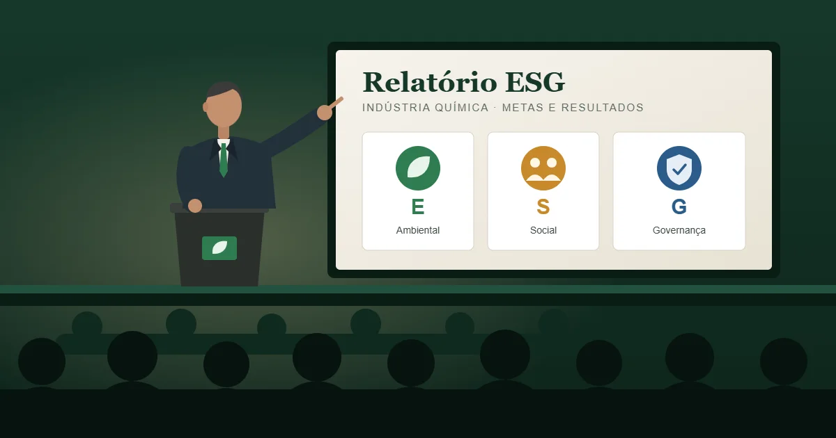 ESG na indústria química: por que provar vale mais do que prometer
